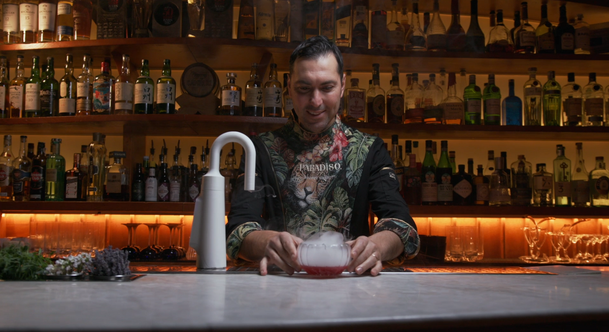 Chef Giacomo about MIST edible fog gastronomic experience